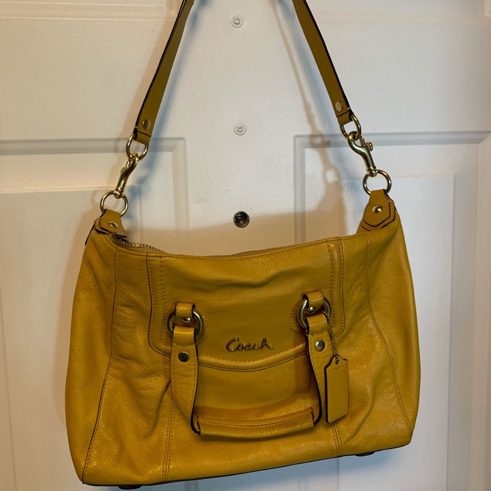 Yellow Coach Bag